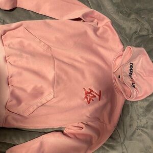 Pink and Red “Trapped Out” Hoodie.